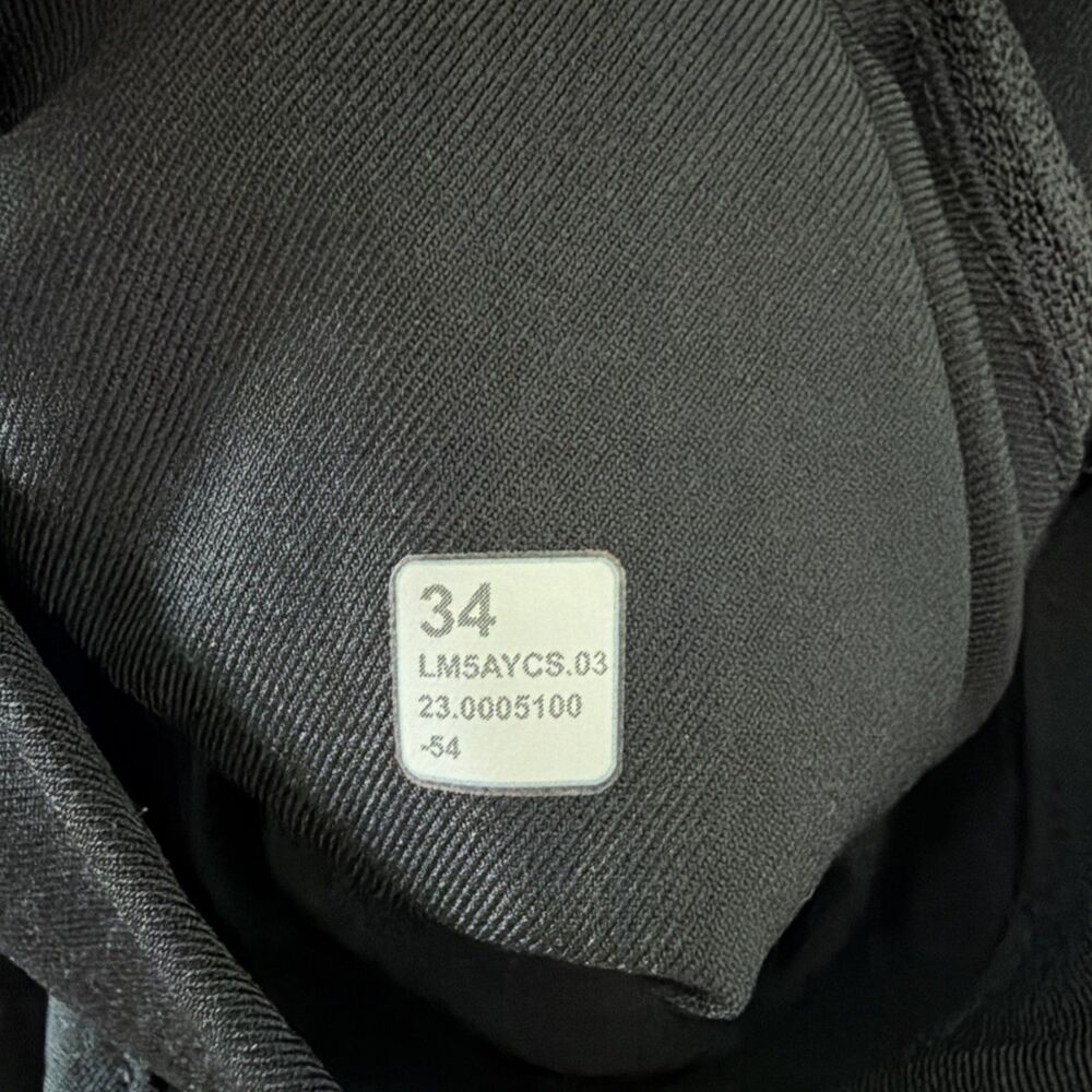 Lululemon Pants Mens Sz 34 Black ABC Slim Tapered Twill Performance Trousers - Picture 10 of 16